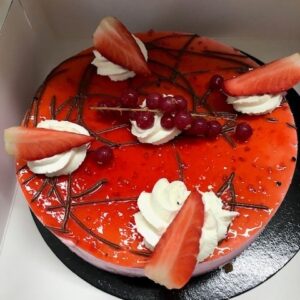 Bavarois aardbei